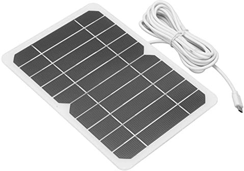Cuifati 5W 5V Panneau Solaire Bricolage USB Panneau Solaire polysilicium Chargeur de téléphone Portable pour vélo, téléphone Portable, Banque d'alimentation