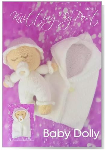 Knitting Pattern Leaflet for Baby Dolly from Knitting by Post Doll Soft Toy A5 Leaflet