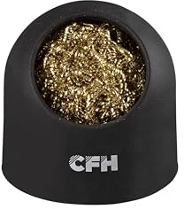 CFH Lötspitzenreiniger LR 232 – Schonende Reinigung und Pflege für lange Lebensdauer der Lötspitzen, hitzebeständiges Silikongehäuse mit Messingwolle