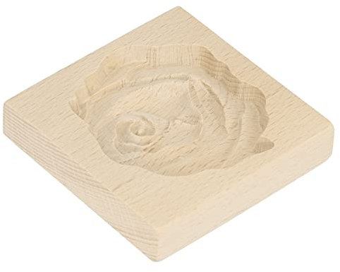 Stampo per Biscotti Intagliato, Pressa per Biscotti, Timbro, Superficie Liscia, Lavabile, in Legno, Riutilizzabile, Facile da Rilasciare, Cucina (Pwshymi56q0v4ud2r-13)