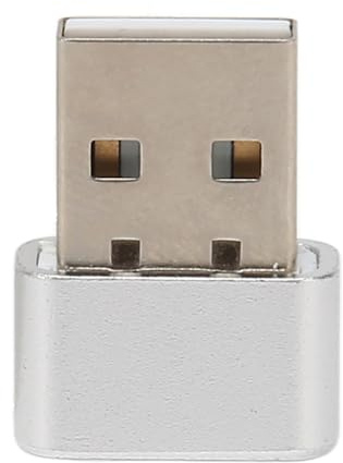 Muovi Mouse, Sposta Mouse USB con Pulsante Interruttore, Muovi Mouse Automatico con 3 Tracce, Agitatore Mouse Non Rilevabile per Computer Portatile, Mantiene Sveglio il PC (SILVER)
