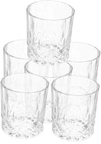 NAMOARLY Copas De Whisky Cóctel y Vino 230 Ml 6 Unidades Decoración De Fiesta y Uso Casero