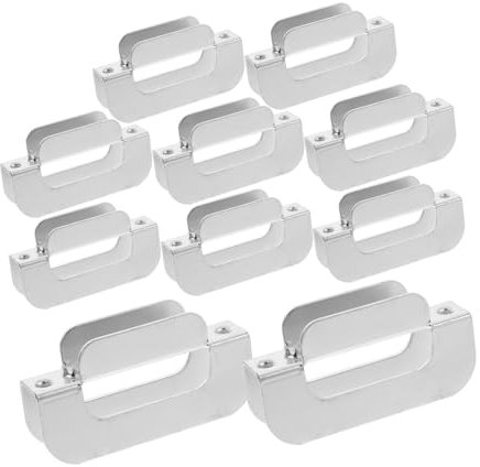 iplusmile 10pezzi Supporti Angolari Acciaio Inossidabile Per Riparazione Pannelli e Clips Per Cartongesso Fissaggi Stabili Per Trays e Supporti Microfono