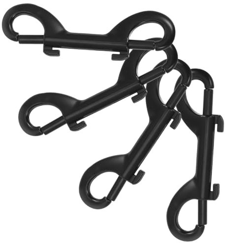 MAGICLULU 4pcs Heavy Duty Double Ended Bolt Snaps Hooks Trigger Clips for Quick Connection Versatile Metal Clips for Boat Fastening Diving Keychains Ropes Leashes Chains