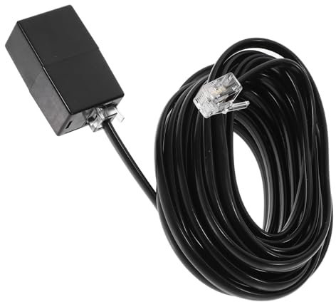 SHINEOFI 1 Satz Telefonkabel mit Pc Coupler Clips Kompatibilität für Telefongeräte Langlebige Materialien Anpassbare Kabellänge Stabile Gesprächsqualität