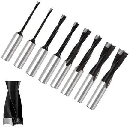 Fresa para router Broca Enrutadora De 70mm Longitud For Madera, Cabezal Taladro Fila Carburo For Carpintería, Brocas Forstner, Perforadora, Banda Reversible(-7.5mm)