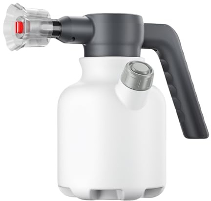 Lavaggio Auto Con Spruzzatore Schiuma Elettrico - Nebulizzatore Ricaricabile Da 2 Litri - Spruzzatore di Schiuma Elettrico per Auto | Per Pulizia Concimazione Giardino Esterno Interno Patio Cortile Ca