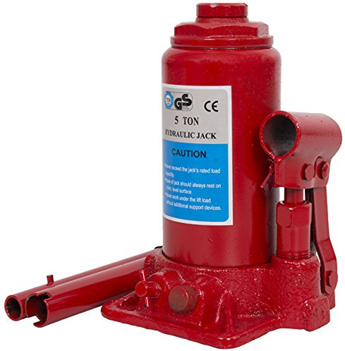 LiftinGear 5 Tonne Hydraulic Bottle Jack Lifting Ram, Car Van Boat Truck Caravan