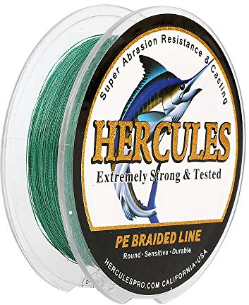 Hercules Super Cast 100m - 2000m 109-2196 Yards Geflochtene Angelschnur 6lb - 100lb Test für Salzwasser Süßwasser PE Geflecht Fischdraht Superline 4 Stränge