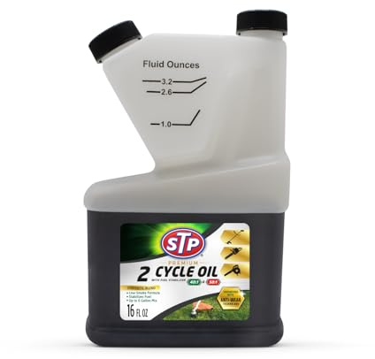 STP Premium 2-Cycle Oil with Fuel Stabilizer, 16 Fl Oz