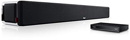 Teufel CINEBAR Ultima Streaming - Soundbar mit Streamer, WLAN-Netzwerkplayer, Kabellos, LAN, Integriertes Subwoofer System, Multiroom Funktion - weiß