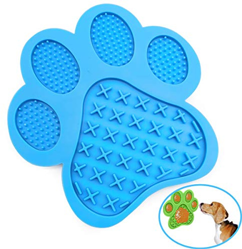 Mycicy Dog Lick Pad, Dog Feeding Mats Slow Eating Pet Mat with Super Suction for Dogs Licking Peanut Butter, Pet Bathing, Grooming Training