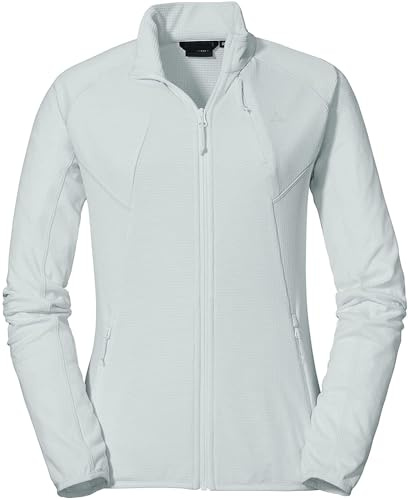 Schöffel Damen Fleece Jacket Rotwand L, warme und atmungsaktive Fleecejacke für Frauen, schnell trocknende Outdoor Jacke mit Daumenschlaufen und Taschen, bit of blue, 44