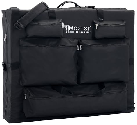 Master Massage Sac de Transport pour Table de Massage en Nylon - Transport Encore Plus Facile - Noir (sans Roues)