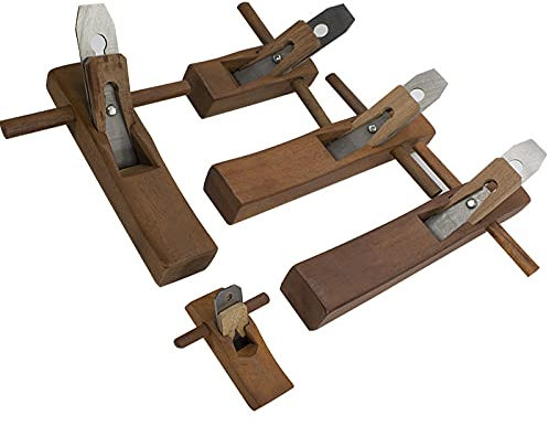 Cepilladora de carpintería Cepilladora manual Cepilladora manual Juego de herramientas de carpintero Espora doméstica DIY Cepilladora de madera pequeña, 280MM