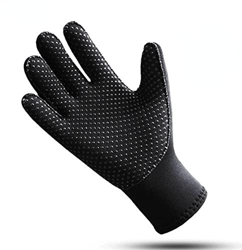 2 Paar 3 mm Neopren-Handschuhe, Tauchhandschuhe, Wasserhandschuhe, Thermo-Anti-Rutsch-Handschuhe für Männer und Frauen, zum Schnorcheln, Schwimmen, Surfen, Speer, Kajakfahren, Rafting, Wassersport (S)