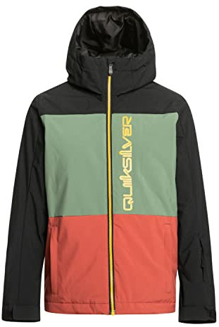 Quiksilver Side Hit - Funktionelle Schneejacke für Jungs 4-16 Schwarz