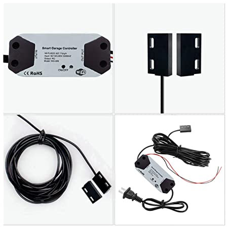 TEmkIn Door Opener Controller AC WiFi Switch Smart Garage Door Opener Controller Work Home SmartLife/Tuya APP Control No Hub Require