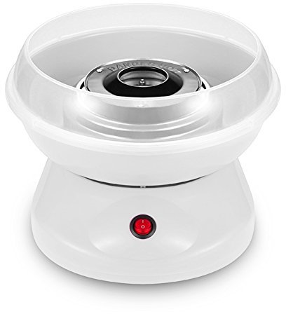 Gourmet Gadgetry Maschine, elektrische Zuckerwatte, für Zuhause und Feiern, Geburtstag, Kinder, 220 V, Weiß