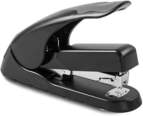 Heftgerät 40 Blätter müheloser Heavy-Hefter Papierbuch Binding Heftmaschine Standard Schulbürobedarf Studenten Briefpapier Bürohefter (Color : Siyah)