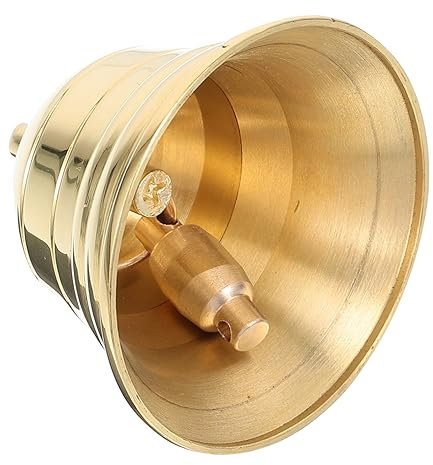 TOPBATHY Kuhglocke Glockenanhänger Aus Messing Hängende Dekorationsglocke Windspielglocke Hundehalsbandglocke Glocke Für Nutztiere Glocke Für Nautische Schiffe Türklingel Ring Kupfer Metall