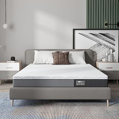 BedStory Matratze 180x200CM Bambus-Carbon-Gel-Schaum, ergonomische 7-Zonen-Matratze, Abnehmbarer und waschbarer Bezug, hypoallergen, optimale Unterstützung, Dicke 16CM