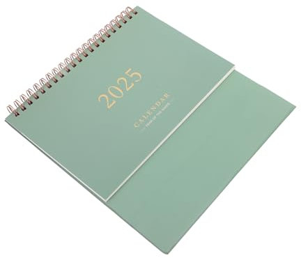 Operitacx Flipped Tischkalender Mit Goldprägung Minimalistischer Freistehender Schreibtischkalender Mittelgröße Für Effiziente Planung Und Organisation Im Büro Oder Zuhause