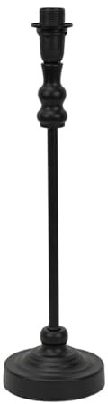 ValueLights | Black Metal Candlestick Table Lamp Base Living Room Bedside Light | Table Lamps, Home Décor & Improvement Essential