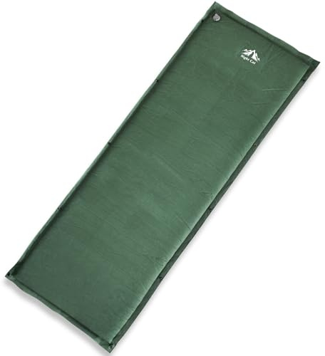 Night Cat Aufblasbare Schlafmatte Camping: Selbst Aufblasbare Kompakte Schlafmatte für Trekking Wandern - 5cm Dicken Memory Foam