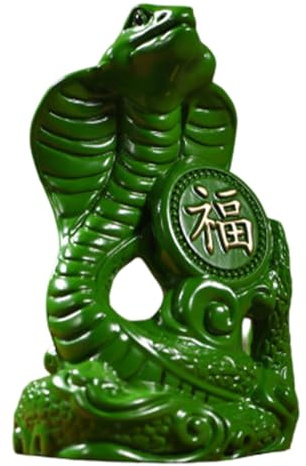 Ornamento Serpente da Tavolo Scultura Serpente Decorativa Statuetta Animale