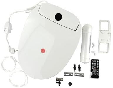 WELDINGER Smarter Toilettensitz Bidet mit Waschfunktion und automatischem Deckel