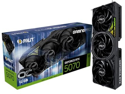 Palit GeForce RTX 5070 GamingPro OC (12 Go GDDR7/PCI Express 5.0/MHz/28000 MHz)