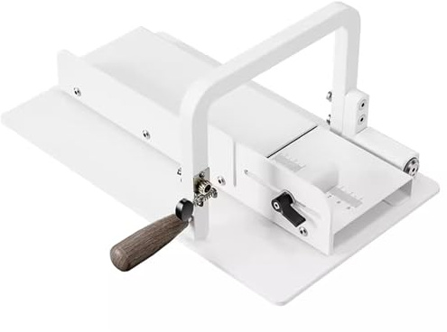 Cortador de jabón profesional de un solo brazo con escala milimétrica, herramienta de posicionamiento preciso para jabón, queso, mantequilla, pasteles y manualidades de pan