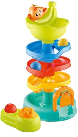 Ballwurfspiel für Kleinkinder | Ballturm-Spielzeug für Babys frühes Lernen – Tisch- und Stapelspiel für Babys ab 18 Monaten und älter