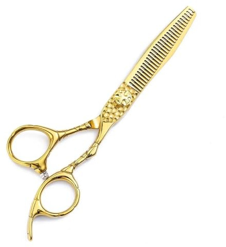 Forbici per Tagliare i Capelli, Set di Forbici Professionali da 6 Pollici per Tagliare la Frangia, Tagliare i Capelli Sottili e Modellare i Capelli (Forbici dritte) (Forbici per sfoltire)