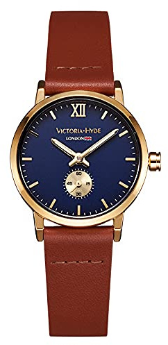 VICTORIA HYDE Klein Uhr Damen Analoges Quarzwerk Leder Armband
