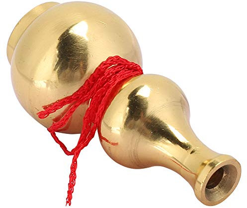 Brass Gourd Wu Lou/Hu Lu/Lou Shui Feng Shui Gourd Statue Figurine Home Garden Decor Prosperity Buddhist SuppliesFeng Shui Wu Lou Buddhist Supplies Buddhist Supplies