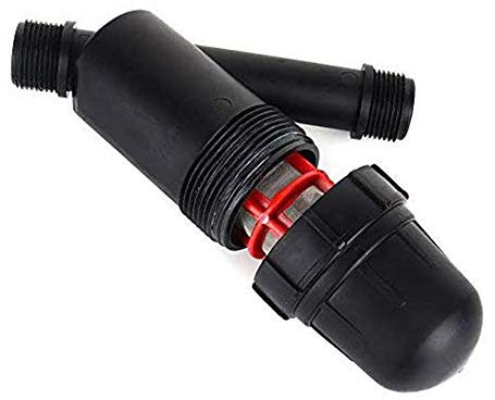 TopHomer Filtro de riego de pantalla, filtro en línea, malla de acero inoxidable de 3/4 pulgadas, filtro de aire acondicionado de agua para sistema de riego por goteo