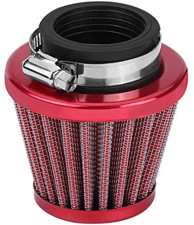 Motorbike Cone Air Filter 125 Fuel Injection, K&N Air Filter for 1200 Bandit Motor Bike, 2 1/4” Id Air Filter, Air Filter with Clamp,38mm Air Filter Intake Induction Kit for Off-Road Motorcycle ATV Q