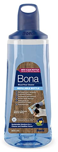 Bona Nettoyant Pour Parquets - Cartouche 850 ml - Nettoyant Parquet | Produit Nettoyant Sol - Sans Résidu & Sèche Rapidement