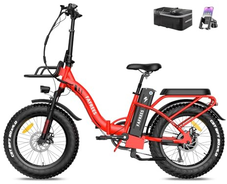 Fafrees E Bike Elektrofahrräder 20 * 4.0 Zoll, F20 Max E-Bike Klapprad Upgrade, 48V 30Ah Akku Reichweite 200km, Fatbike 25km/h ebike Herren und Damen, 7 Gang Pedelec für Erwachsene