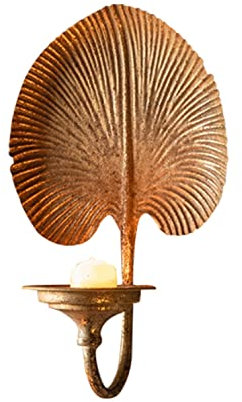 Kerzenständer, Blattform, Teelicht-Kerzenständer, Wandkerzenhalter, dekorative Kerzenleuchter, Heim-Kerzendisplay for drinnen und draußen, Kerzenständer for Abendessen bei Kerzenlicht und Tischkerzen
