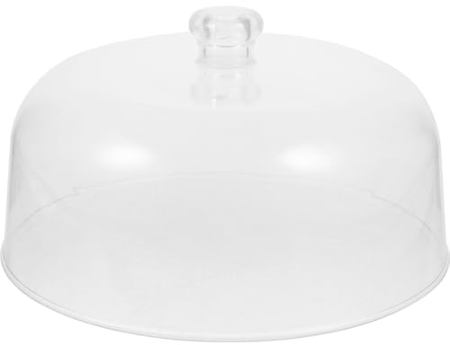 Kichvoe 28Cm Clear Cake Dome: Acrylic Cake Cover with Handle Reusable Food Dome Dessert Protective Cover for Muffins Cookies Fruit Birthday Wedding Bridal Shower Shop Display