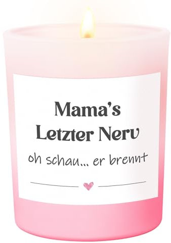 Geschenke für Mama, Lavendel Aroma Kerze - Weihnachtsgeschenke für Mama, Geschenke für Mama Geburtstag Weihnachten Muttertag, Mama Geburtstagsgeschenk