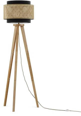 Vicco Lampadaire Morten, Noir, 45x142cm