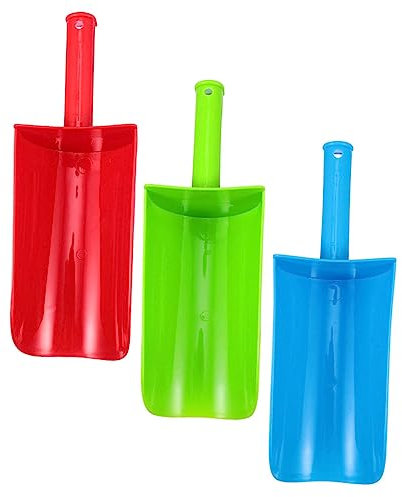 Milisten 3 Pièces Pelle de Sable pour Plastique Colorés pour Bac à Sable et Activités Extérieures