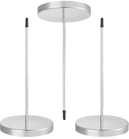 3 pinchos de recibos, soporte de metal para billetes de restaurante, escritorio, estante de cheques de cocina, organizador de notas, almohadillas para pestañas de pedido, soporte redondo, para cocina