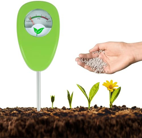 ANOMM Misuratore PH Terreno, misuratore ph digitale per suolo, per la Cura delle Piante, Ottimo per Giardino, Fattoria, Prato, Agricoltura,Casa, Idrocoltura, Vasi(Non Sono Necessarie Batterie)