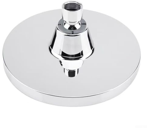 Pomme de douche à effet pluie de 15,2 cm avec buses flexibles pour éviter l'accumulation de calcaire