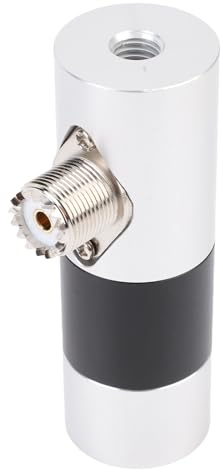Zunate M10 Basis für 5,6 M/18,4 Fuß Teleskopantenne, 3 Bis 30 MHz Tragbarer DIY GP Whip M10 Thread Mount für Ham Radio Benutzer DIY Kurzwellenantennenzubehör